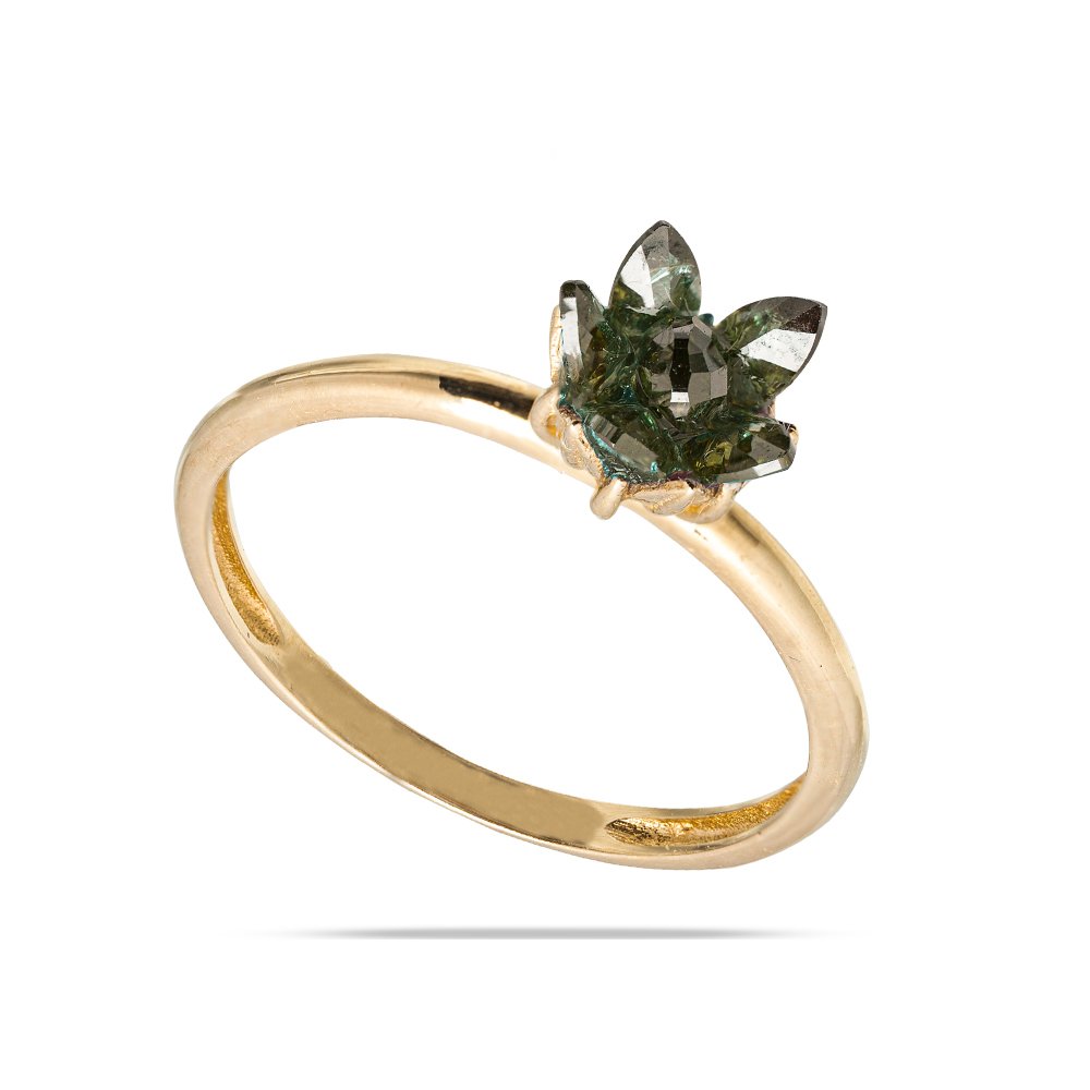 LOTUS GREEN 14 Ayar Yüzük