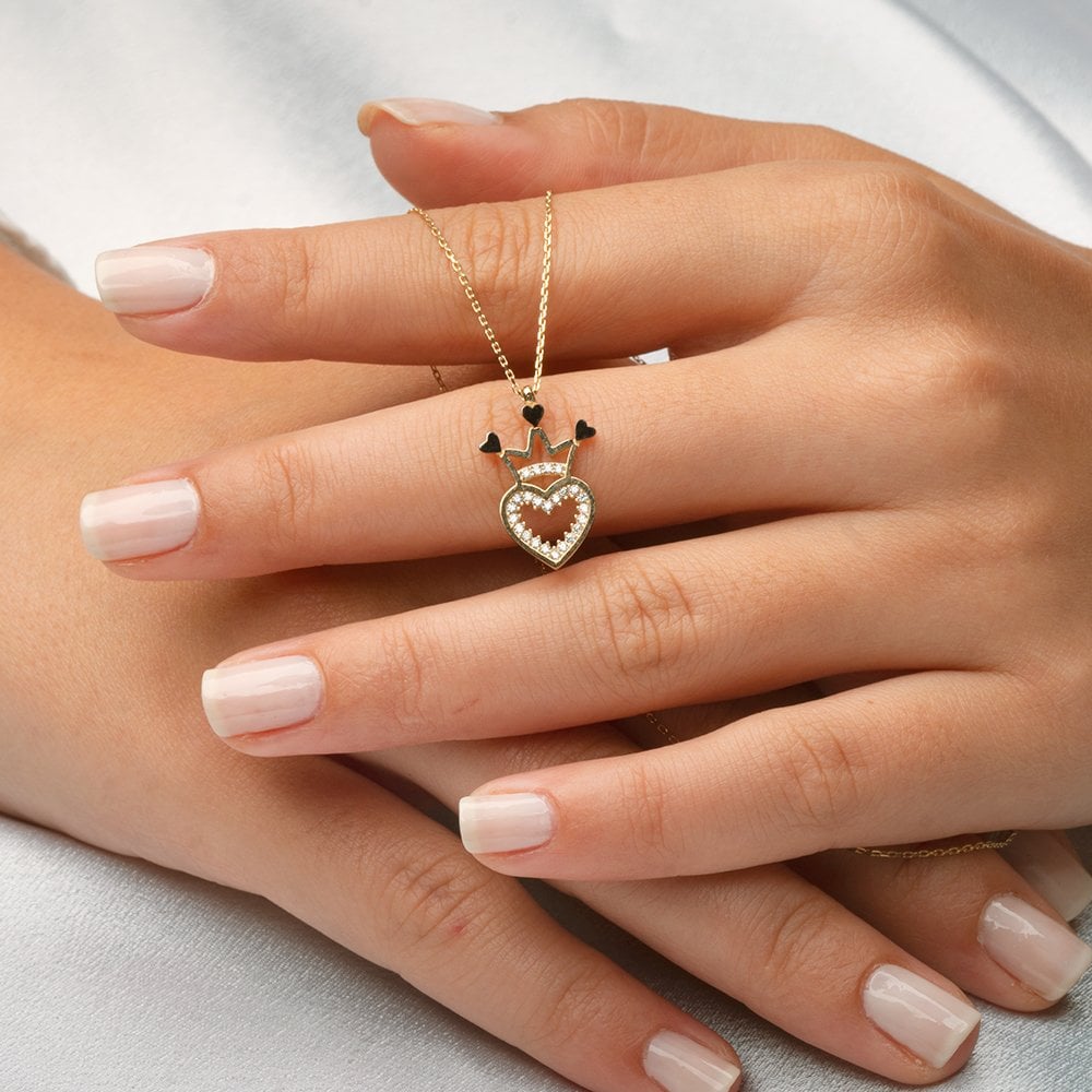 BLACK LOVELYS 14 Ayar Kolye