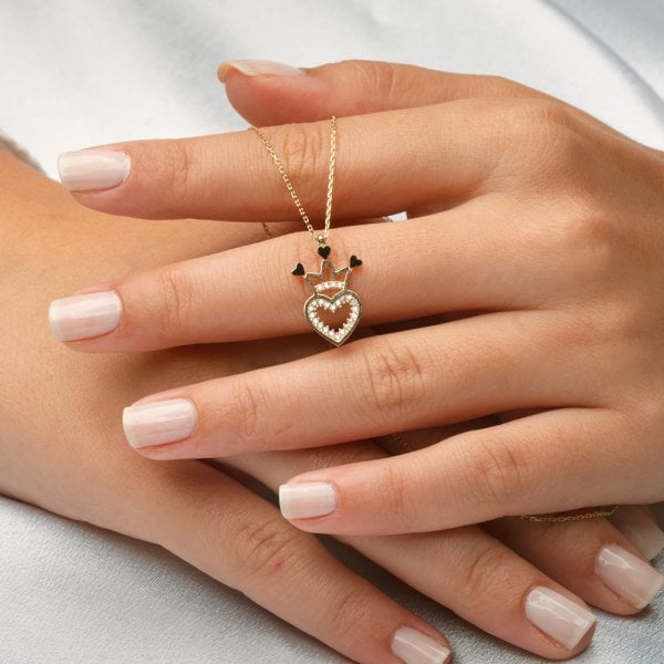 BLACK LOVELYS 14 Ayar Kolye