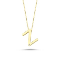 0,01 Karat ASSOS Z Harfi Kolye