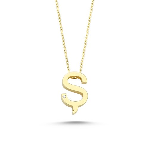 0,01 Karat ASSOS Ş Harfi Kolye