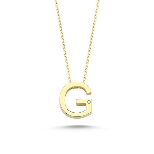 0,01 Karat ASSOS G Harfi Kolye