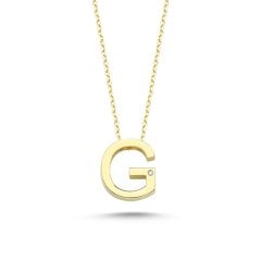 0,01 Karat ASSOS G Harfi Kolye