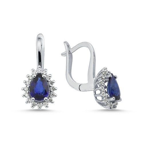0,16 Karat ASSOS Safir Küpe