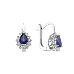 0,18 Karat ASSOS Safir Küpe