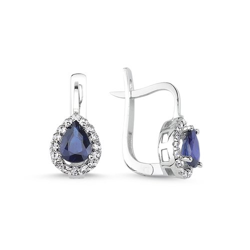 0,27 Karat ASSOS Safir Küpe