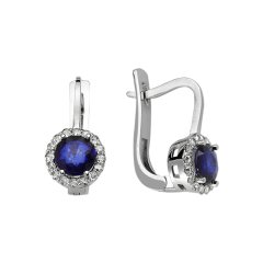 0,24 Karat ASSOS Safir Küpe