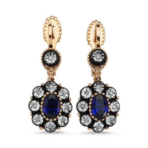 0,12 Karat ASSOS Safir Küpe