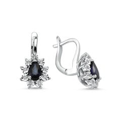 0,11 Karat ASSOS Safir Küpe