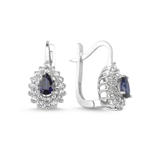0,65 Karat ASSOS Safir Küpe