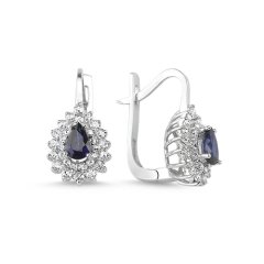 0,65 Karat ASSOS Safir Küpe