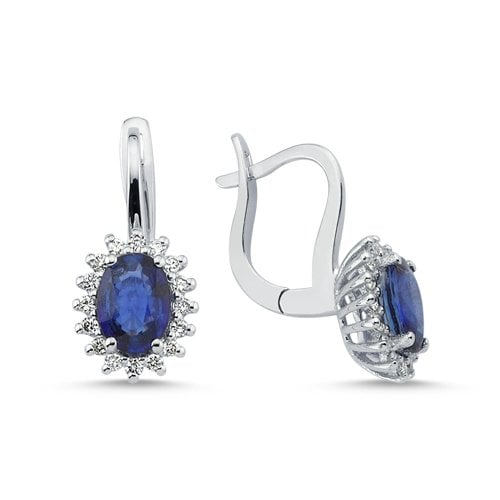 0,32 Karat ASSOS Safir Küpe