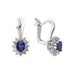 0,54 Karat ASSOS Safir Küpe