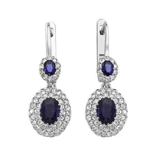 0,78 Karat ASSOS Safir Küpe