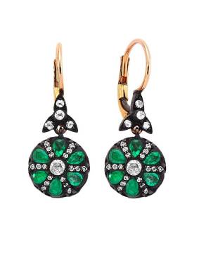 0,48 Karat ASSOS Zümrüt Küpe